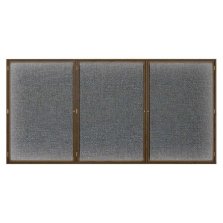 United Visual Products Open Faced Easy Tack Board, 72"x48", Black Fabric/White UV9010AEZ-BLACK-WHITE